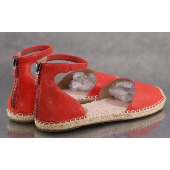 Eileen Fisher Lala Women's Espadrille Gladiator Flat Sandals Size 10 Leather EUC - Picture 8 of 12